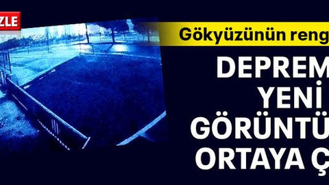 Depremin yeni görüntüleri ortaya çıktı